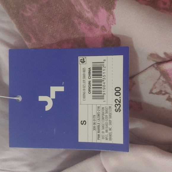 Joy Lab pink marble hoodie w/ thumb holes - Picture 5 of 5